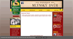 Desktop Screenshot of mlynsky-dvur.cz